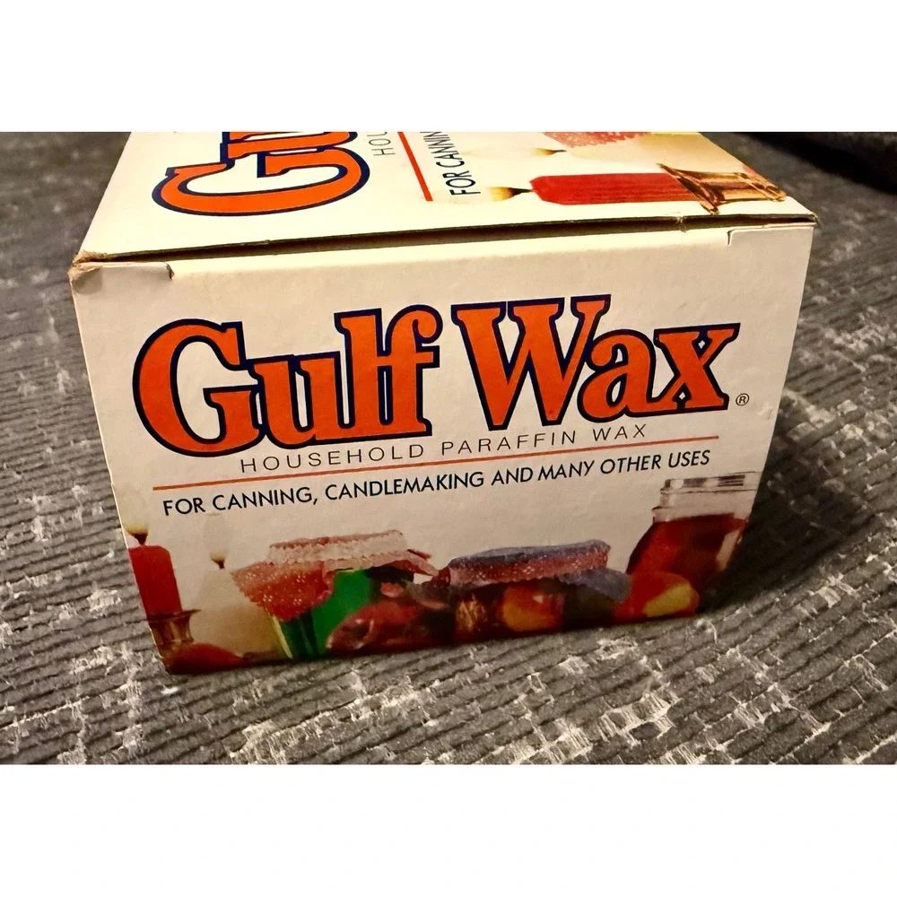 Gulf Wax Household Paraffin Wax 1lb 16oz White New Canning Candlemaking DIY